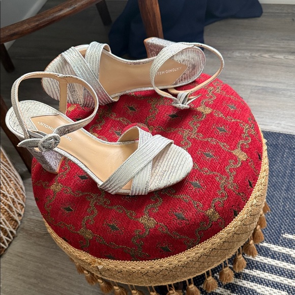 ANTONIO MELANI Shoes - ANTONIO MELANI Metallic Silver Sandals